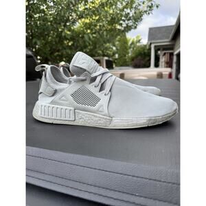 Adidas NMD XR1 Shoes Mens Size 14 Gray White Boost Mesh Athletic Running BY9923‎